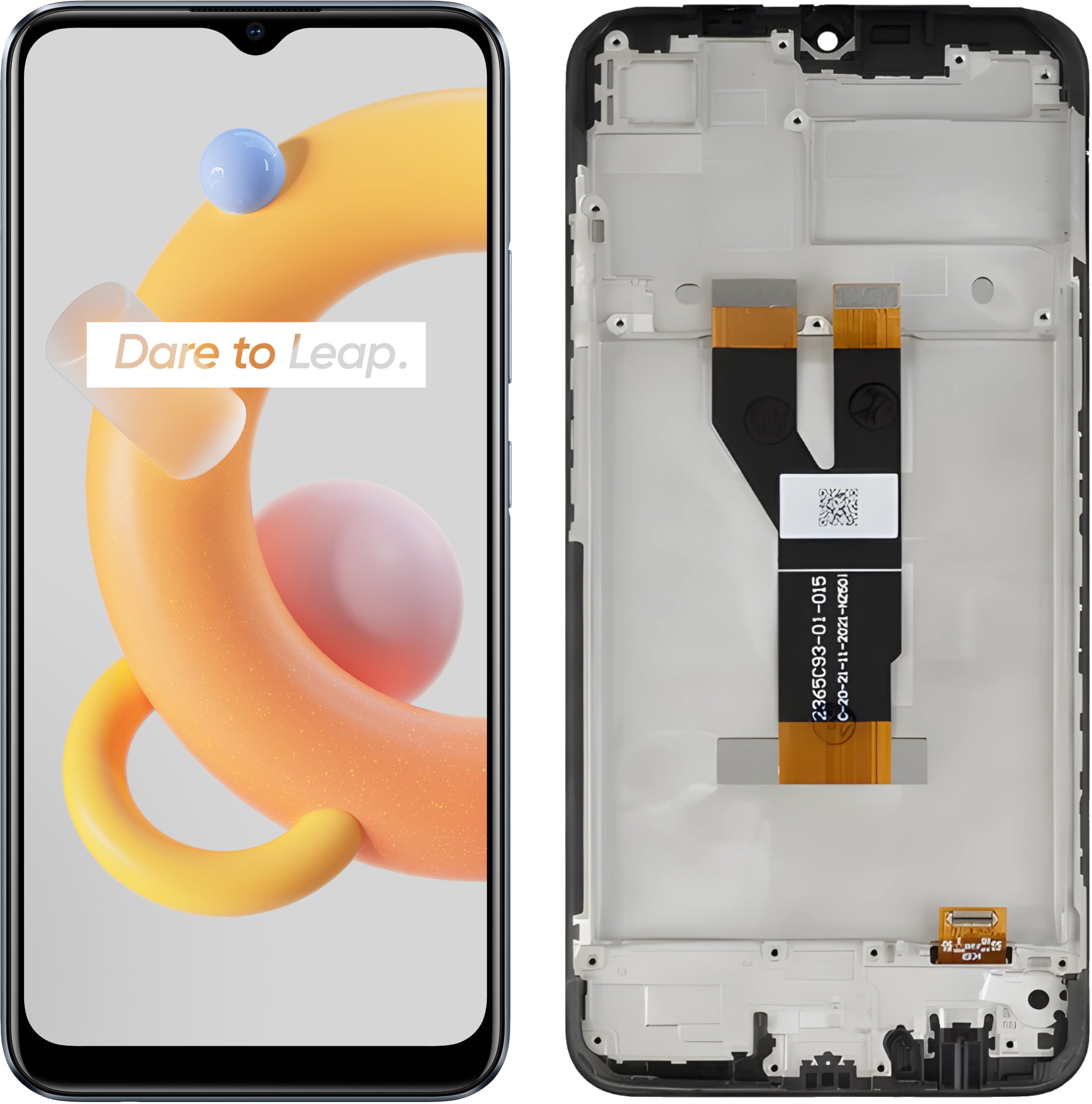 Wyświetlacz do Realme C11 2021 LCD RMX3231 Ekran Ramka