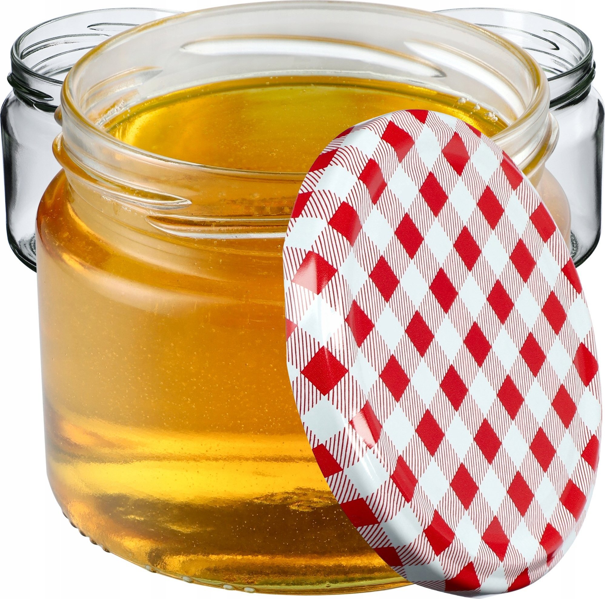 Kadax 50x Słoik Szklany 330 ml Dżem Miód Wieczko fi82