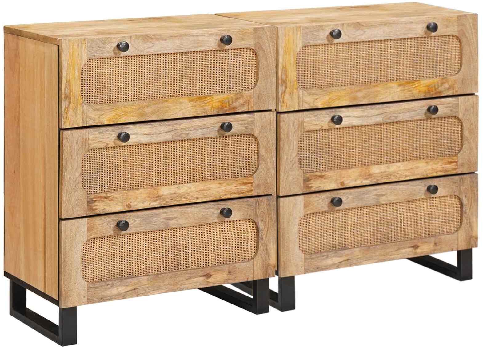 vidaXL Bufet Brązowy Drewno z mango