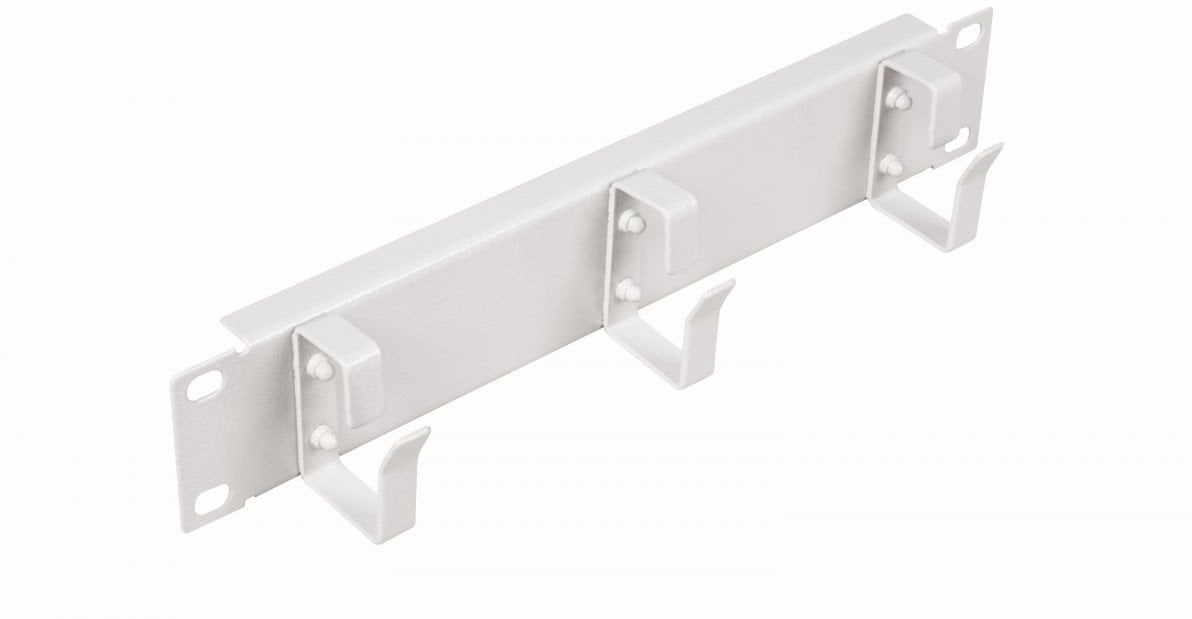 Organizer Equip Equip 10" Kabeldurchführung mit Ringeinsatz, 1U grau