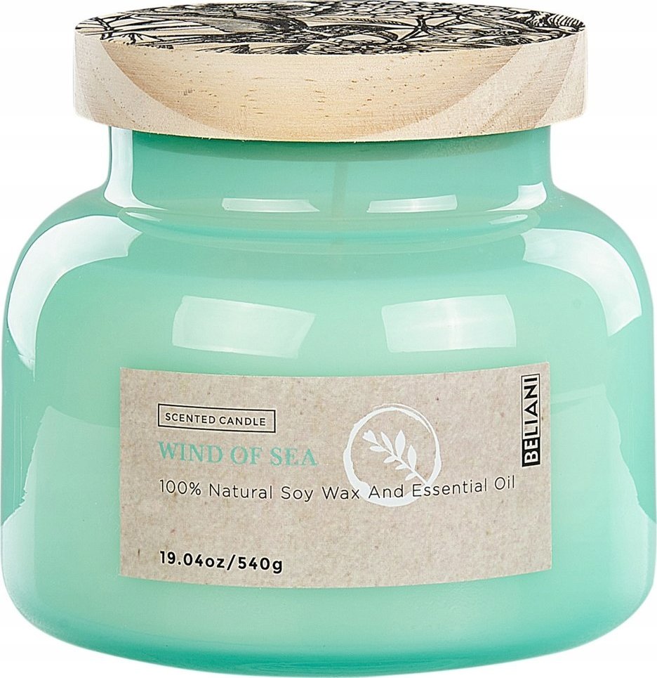 Beliani Świeca zapachowa sojowa morska bryza DELIGHT BLISS