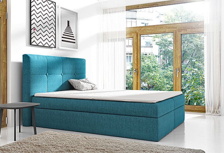 Elior Łóżko kontynentalne Magnolia 160x200 - 44 kolory