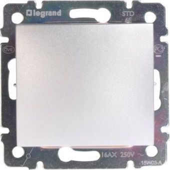 Legrand Łącznik pojedynczy Valena 10AX 250V aluminium (770101)