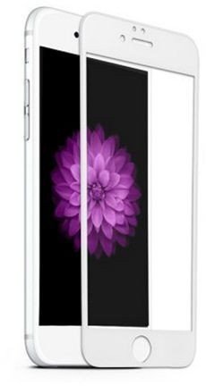 SZKŁO HARTOWANE CO2 DO IPHONE 6 6S PLUS, 10D, BIAŁE
