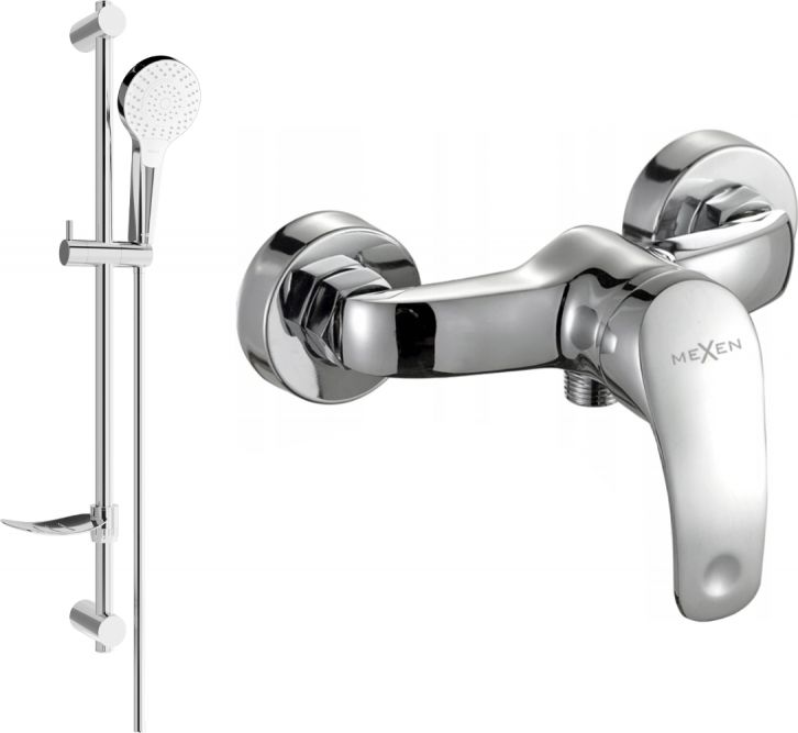 Mexen Mexen Fabia DF05 bateria prysznicowa z zestawem prysznicowym, chrom - 74654DF05-00
