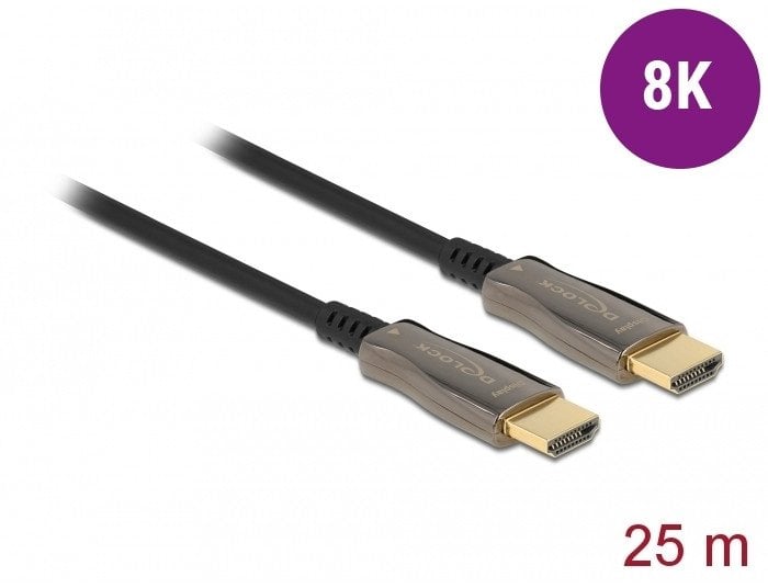 DELOCK Aktives Optisches Kabel HDMI 8K 60Hz 25m