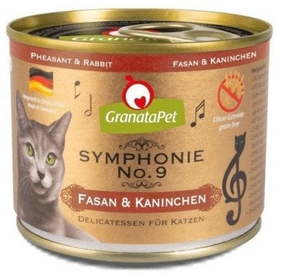 GranataPet Symphonie No.9 - bażant i królik mokra karma dla kota 200g