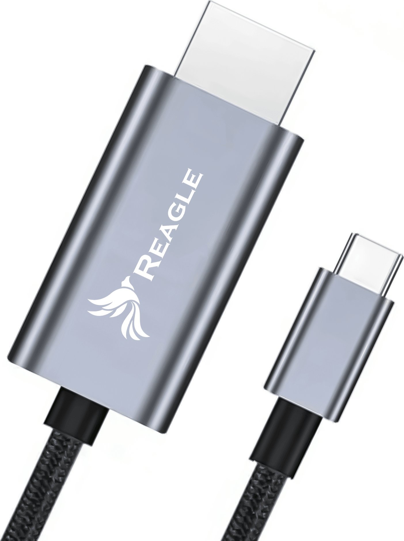 Kabel USB Reagle USB-C - HDMI 2 m Srebrny