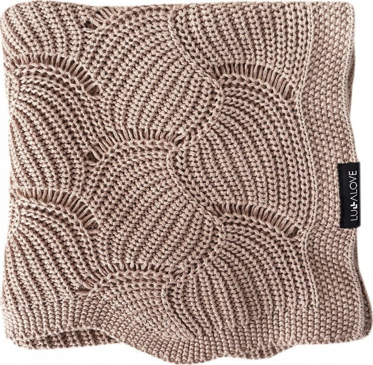 LullaLove Kocyk muszelka - całoroczny, karmel Lullalove