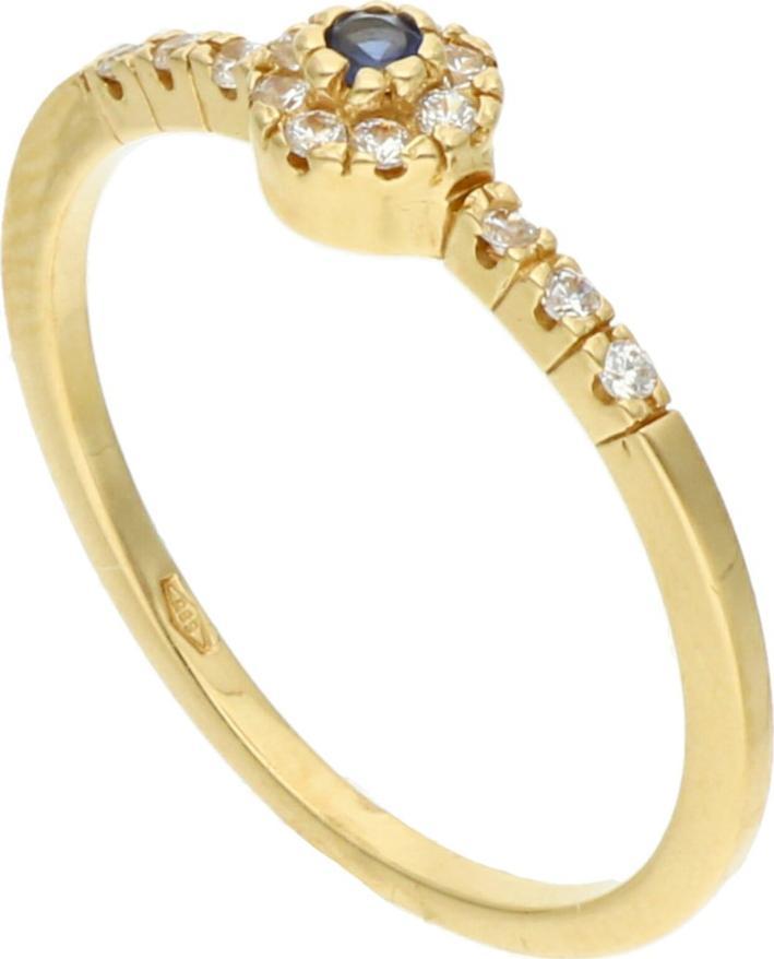 Rosanto Złoty pierścionek z cyrkoniami roz. 16 585 14k