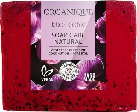 Organique ORGANIQUE Mydło naturalnie pielęgnujące Black Orchid 100g