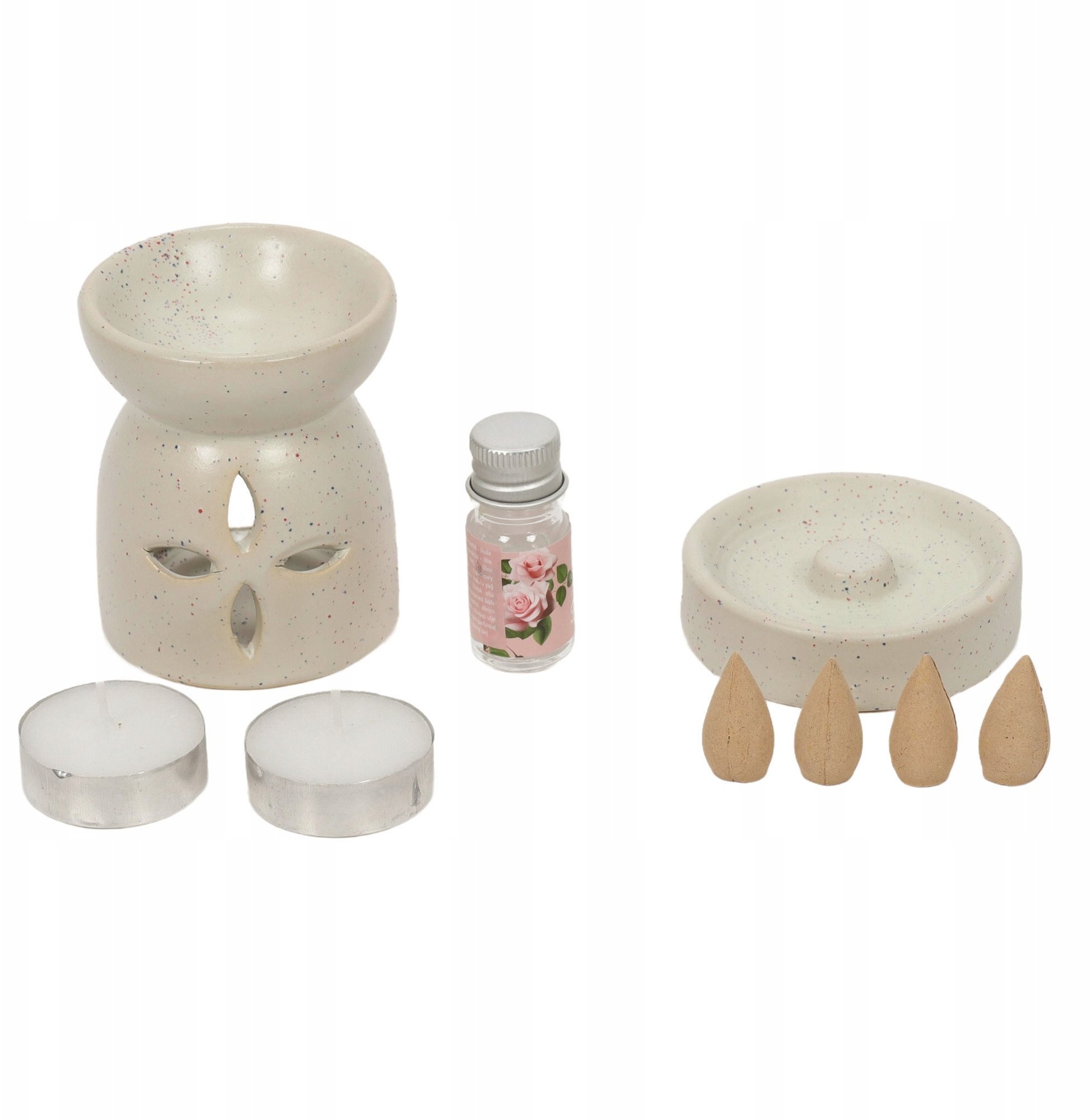 Kominek zapachowy + kadzidła HAPO, 9 elementów