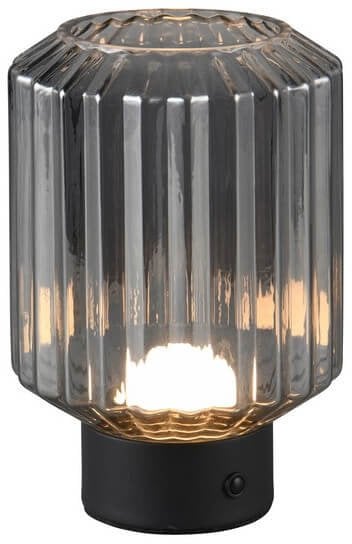 Lampka na stolik nocny Lord R57761154 LED 2W 3000K czarna przydymiona