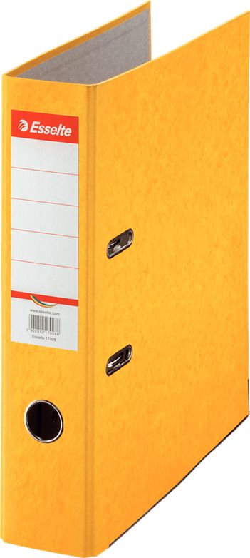 Segregator Esselte Rainbow dźwigniowy A4 75mm żółty (ES1495)