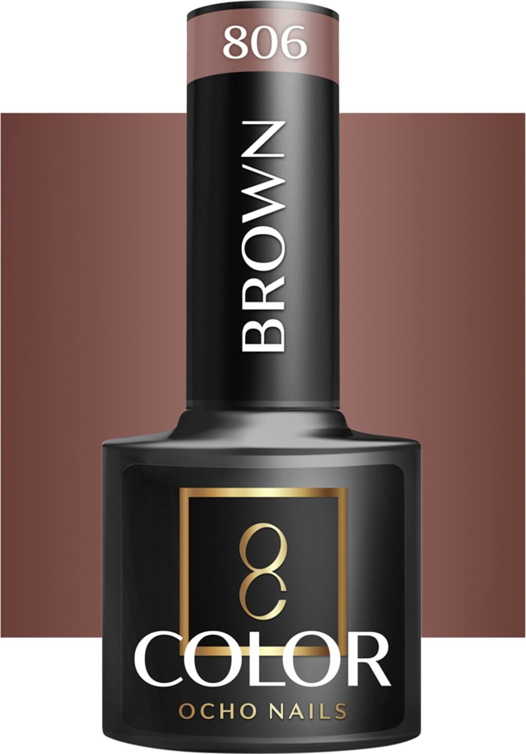 Activeshop OCHO NAILS Lakier hybrydowy brown 806 -5 g