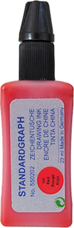 Standardgraph Tusz kreślarski Standardgraph - czerwony (550202)