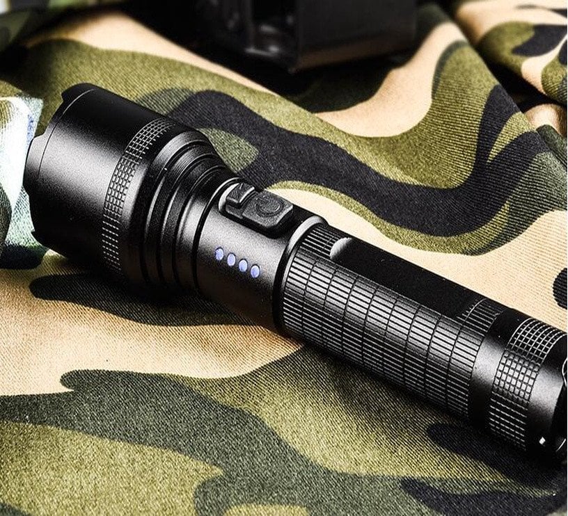 RECHAR LED FLASHL SD-6042 10W 800LM USB