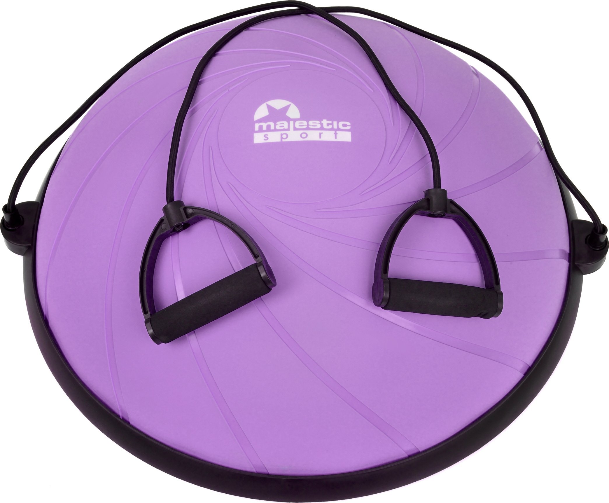 Piłka balansowa Majestic Sport z linkami fioletowa