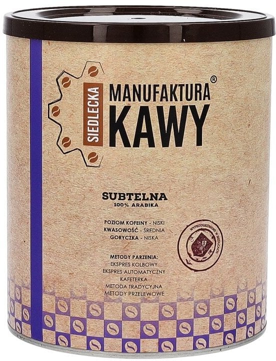 Kawa mielona Siedlecka Manufaktura Kawy Kawa mielona SMK Subtelna mieszanka 250g