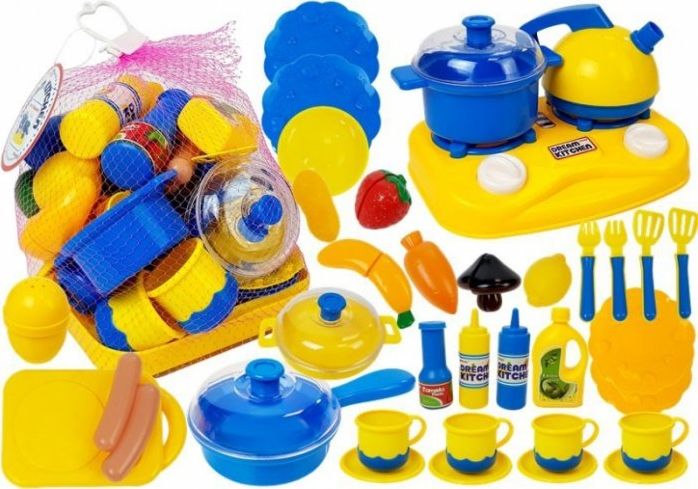 Lean Sport Zestaw Naczyń Plastikowych Mały Kucharz Garnki