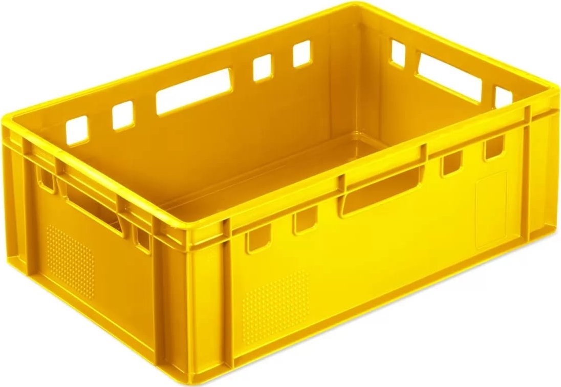 Pako Skrzynka E2 - 600x400x200mm Żółta