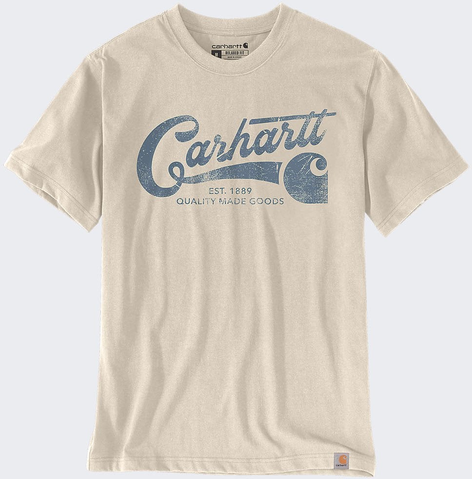 Koszulka Carhartt Light Script Graphic Oat Milk