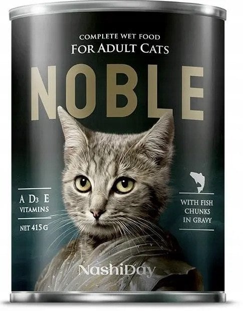 NOBLE CAT 415g RYBA ( kawałki w sosie ) /24