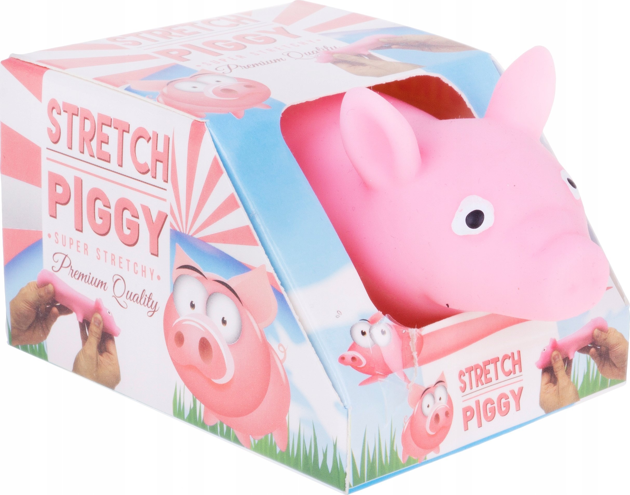 Hipo Rozciągliwa świnka różowa 12szt/disp 621346 70251