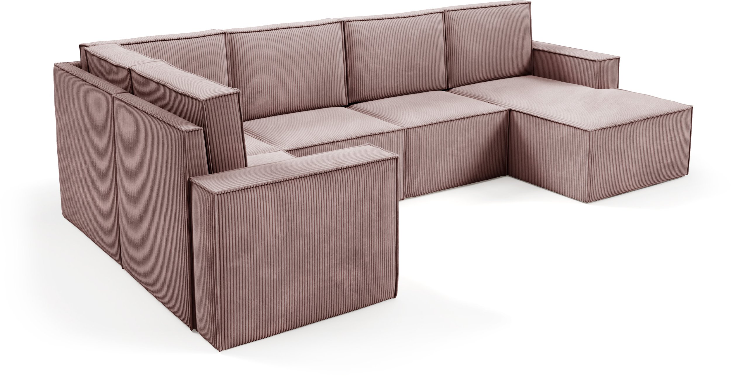 DUŻY Narożnik U2 Modułowy PORTO Kanapa sztruks Sofa poso 027