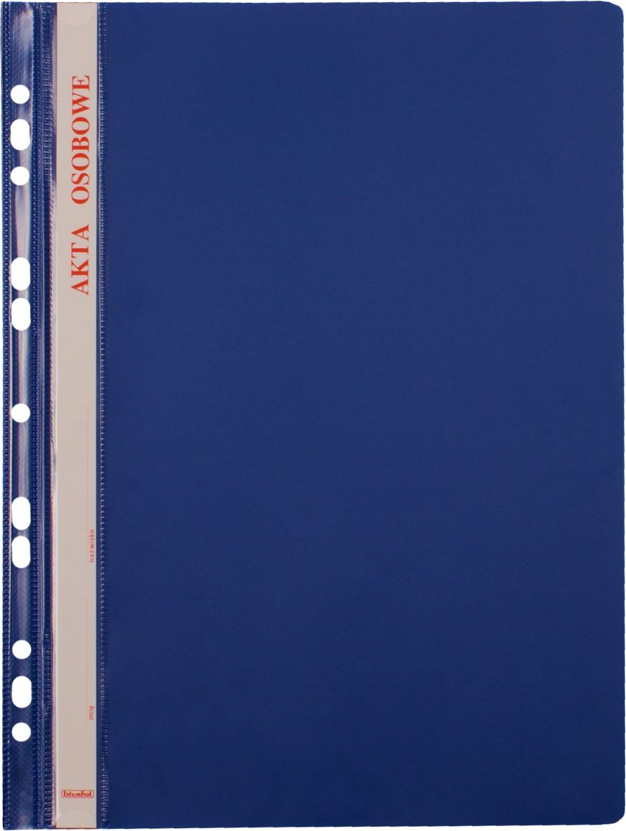 Biurfol do Akt osobowych zawieszka, granat, 10 sztuk