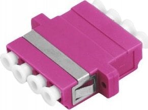 Adapter AV Alantec Adapter światłowodowy multimodowy OM4 LC quad (FOA-LC-MMQ-4)