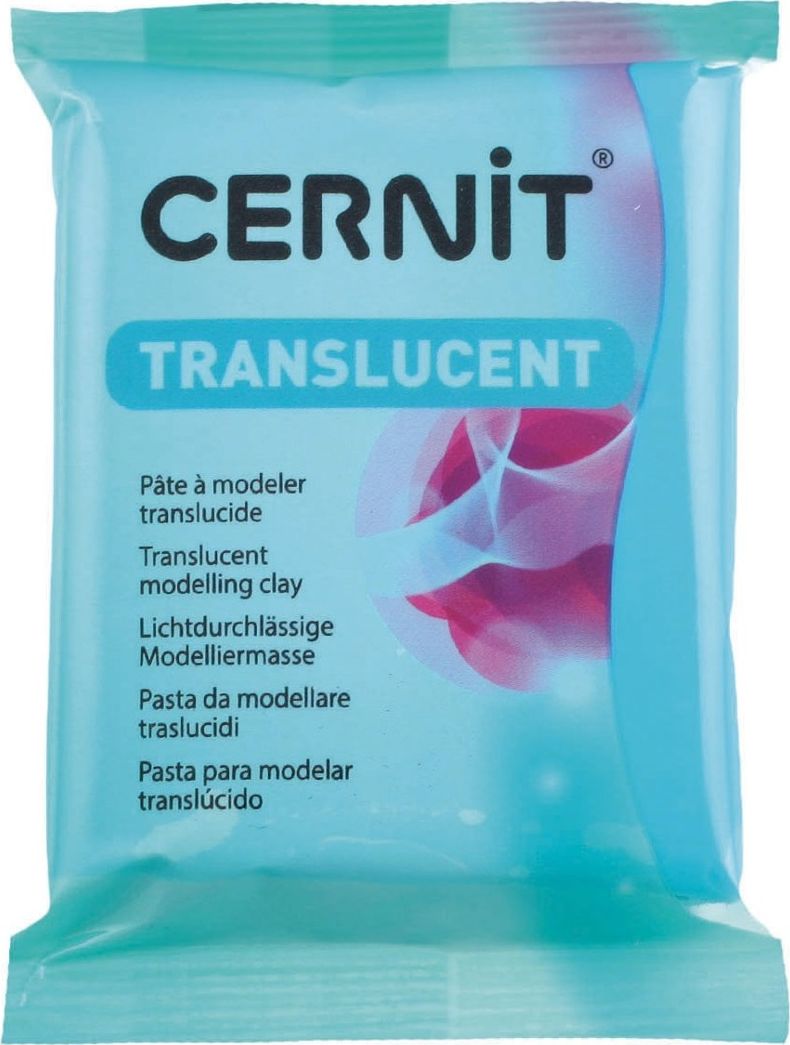 The Clay and Paint Factory Modelina Cernit Transp. Turkusowa 56 g