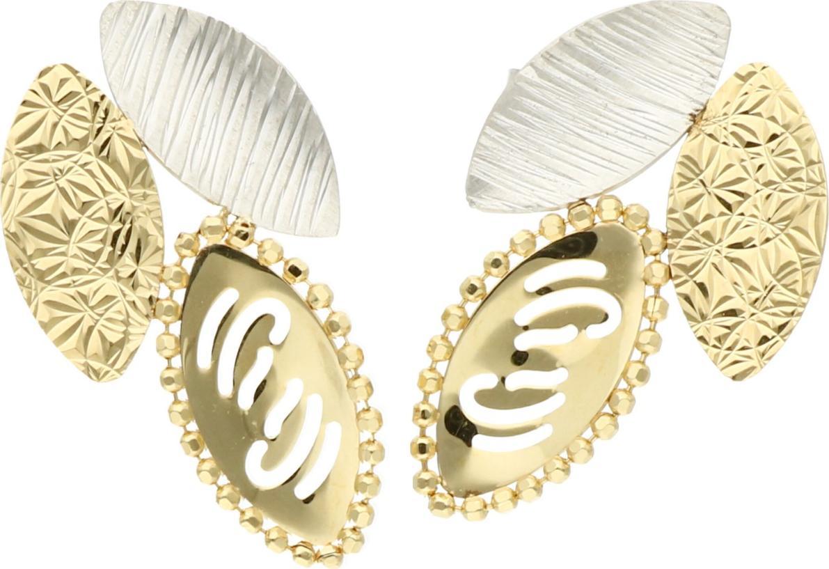 Rosanto Efektowne złote kolczyki na sztyft 585 14k