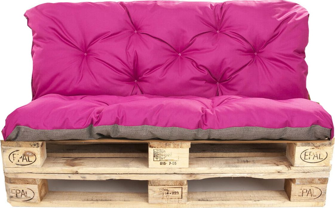 Setgarden Poduszki na palety | zestaw poduszek 120x60/40cm | poduszki na ławkę | huśtawkę
