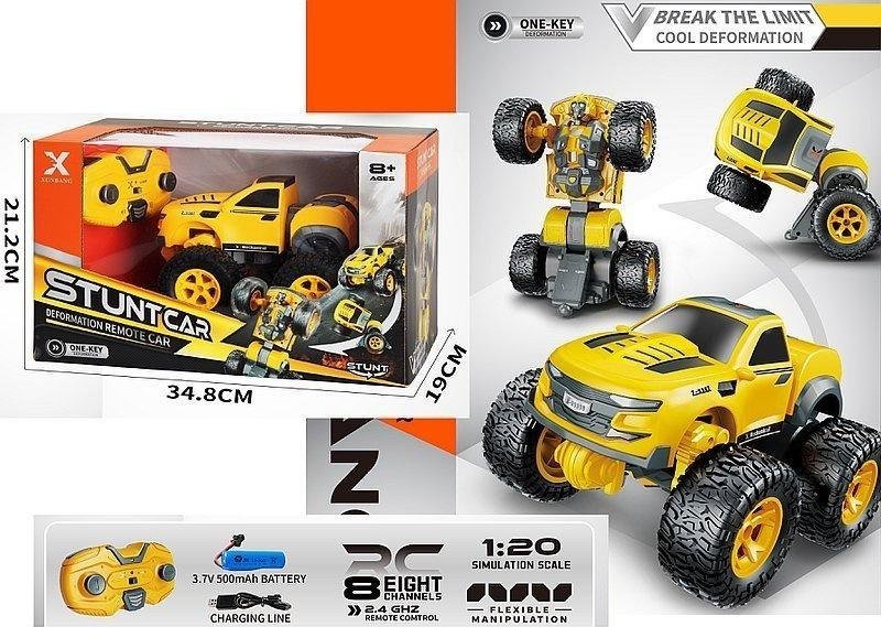 Auto R/C transformujące 1:20 z ładowarką