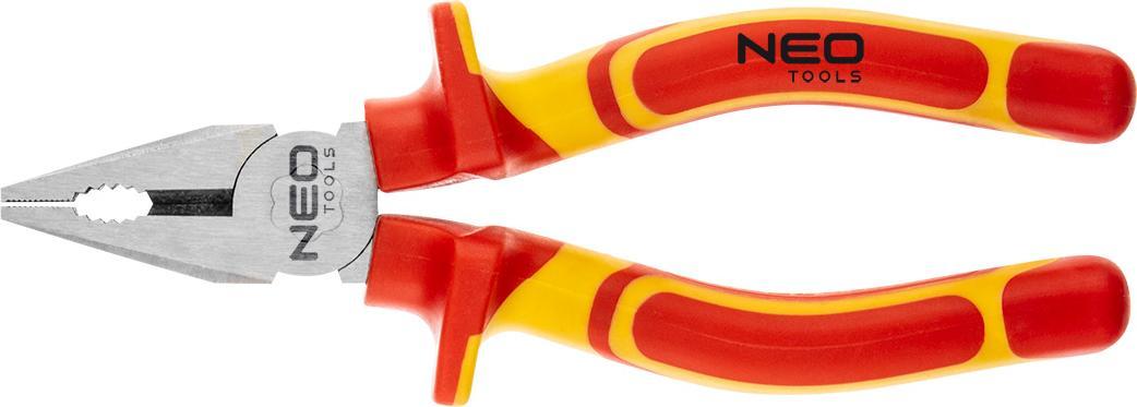 Neo Szczypce uniwersalne 1000V (Combination pliers VDE 200mm (8"), crv, polished)