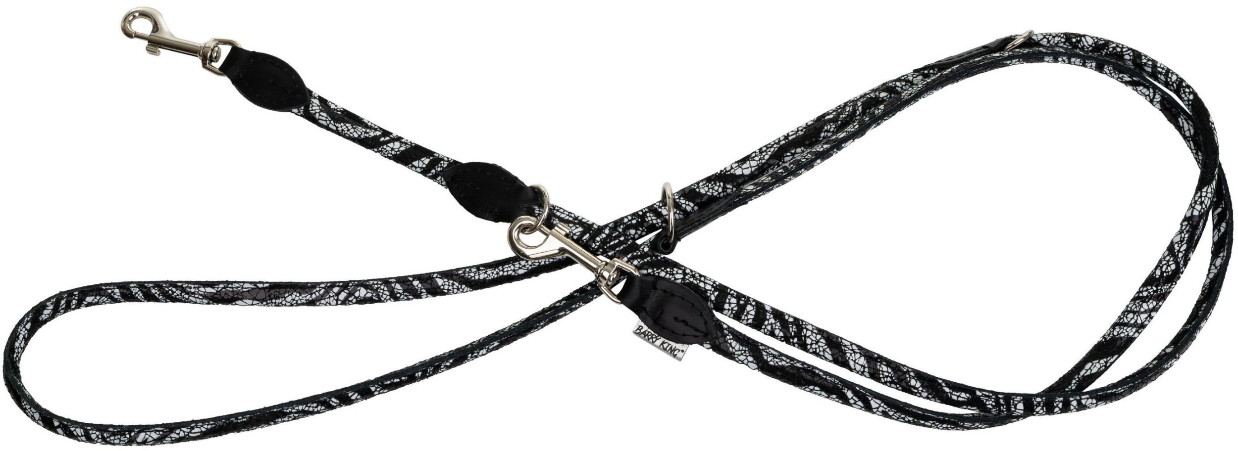 Smycz dla psa, wzór EQUILIBRE, regulowana okrągła 6mm /220cm