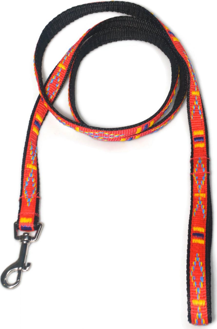 Alizoo Mocna smycz dla psa, podwójna, indiańska 20mm/180cm - ALIZOO