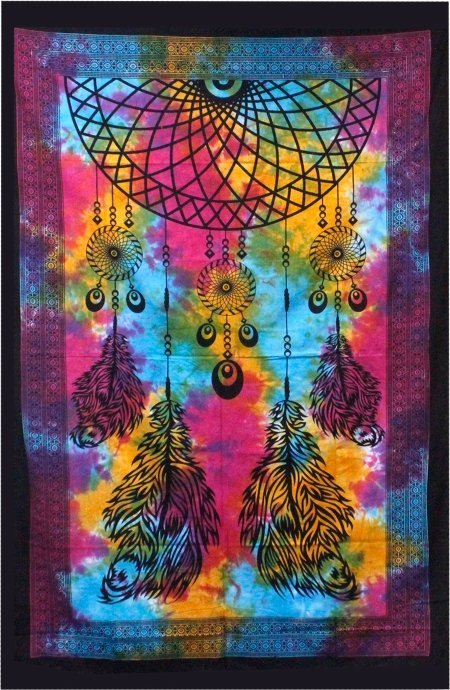 vidaXL Bawełniana narzuta - Dreamcatcher