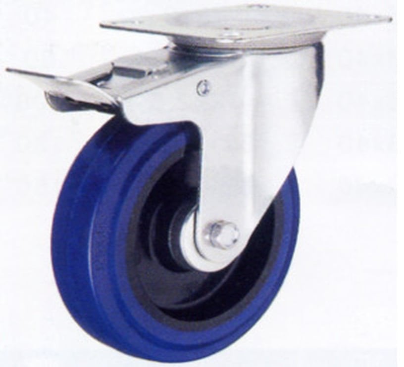 WHEEL TROLEY D125 PLATE BR 11125BLB