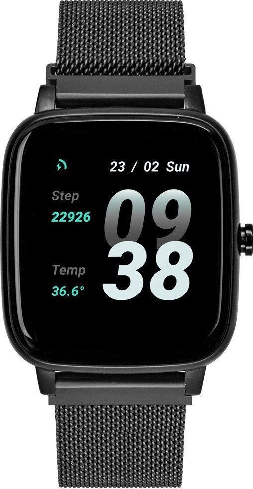 Smartwatch Strand Smartwatch męski Strand S716USBBMB czarny bransoleta