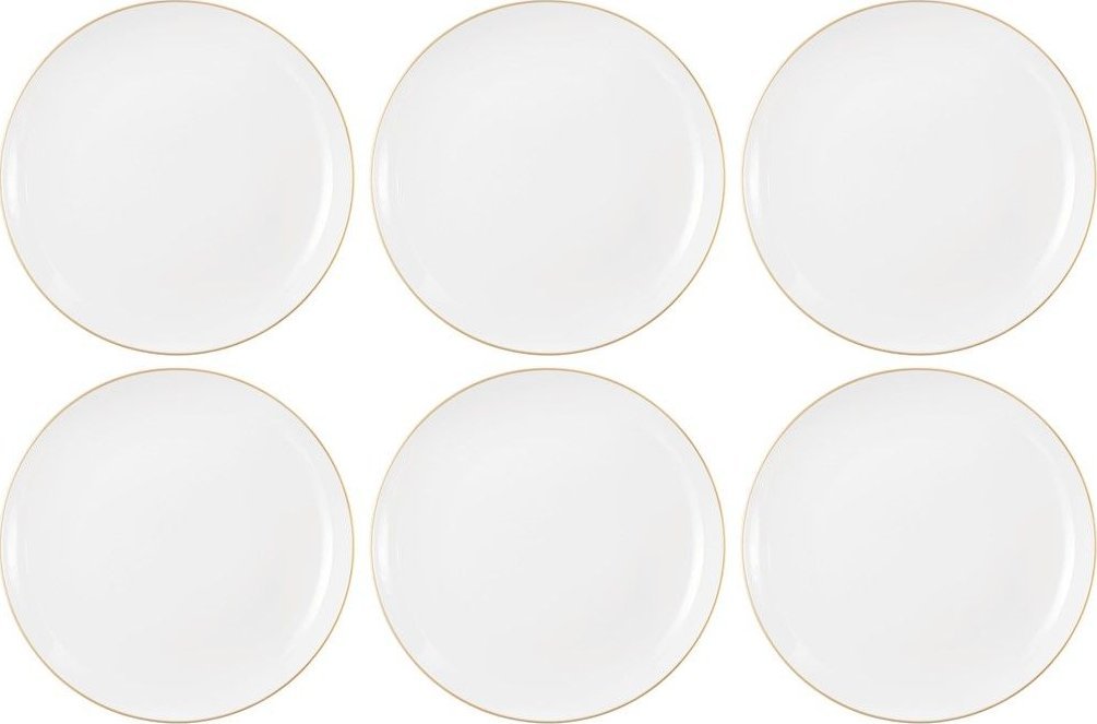 Zestaw 6 talerzy porcelanowych do sałatek 22.5cm - Seltmann