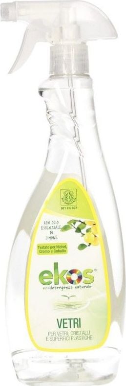 Pierpaoli spray do czyszczenia szkła, luster i kryształów CYTRYNOWY 750ml Ekos*