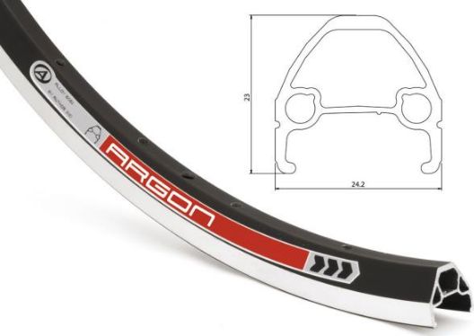 Author Obręcz AUTHOR ARGON 27.5" 32 otwory, CNC czarna