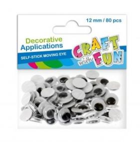 Euro Trade Oczy samoprzylepne 12mm