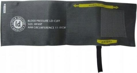 Little Doctor Mankiet niemowlęcy do ciśnieniomierzy 1-wężykowy Little Doctor LD-C1I 11-19 cm, bawełna, bez relingu