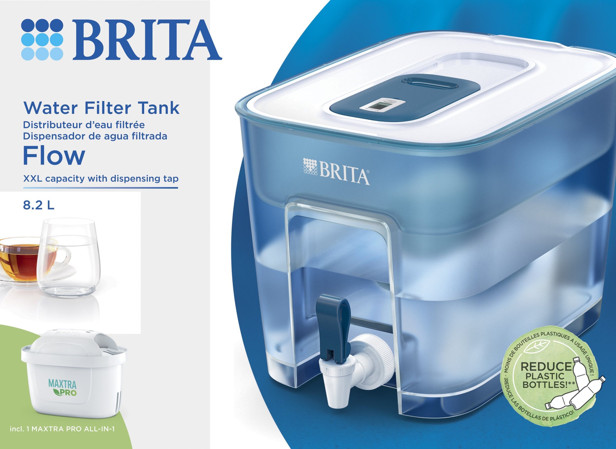 Dzbanek filtrujący Brita BRITA filtration jug FLOW 8.2l. MXpro bl