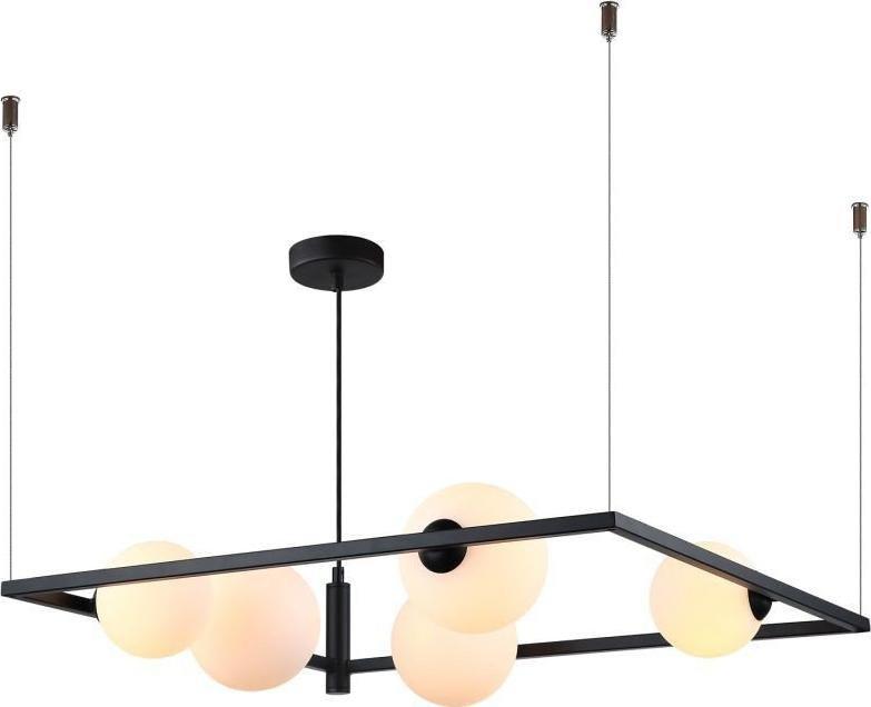 Lampa sufitowa Italux Gareth MDM-3975/5 BK