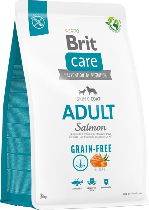 Brit Sucha karma dla psa Dog Grain-Free Adult Salmon 3 kg