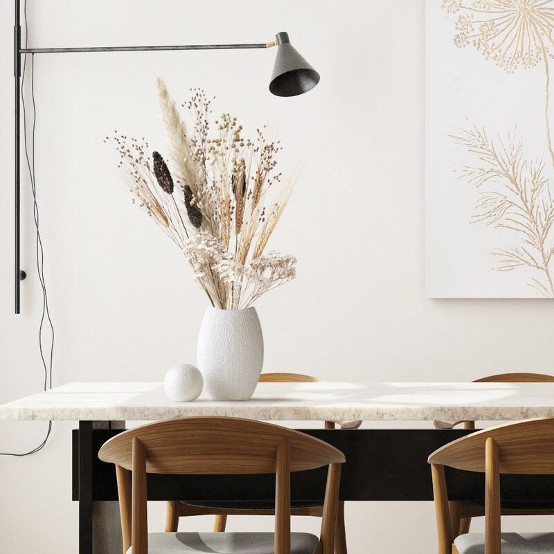 Eurofirany Świecznik ceramiczny okrągły RISO 9X9X8 biały x2